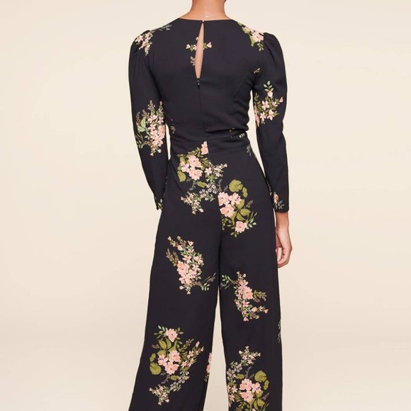 Floral Wide Leg Jumpsuit - Picture 2 of 4